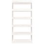 Voir la diapositive 5 : VIDAXL Bibliotheque/Separateur de piece Blanc 80x30x167,4cm Pin massif