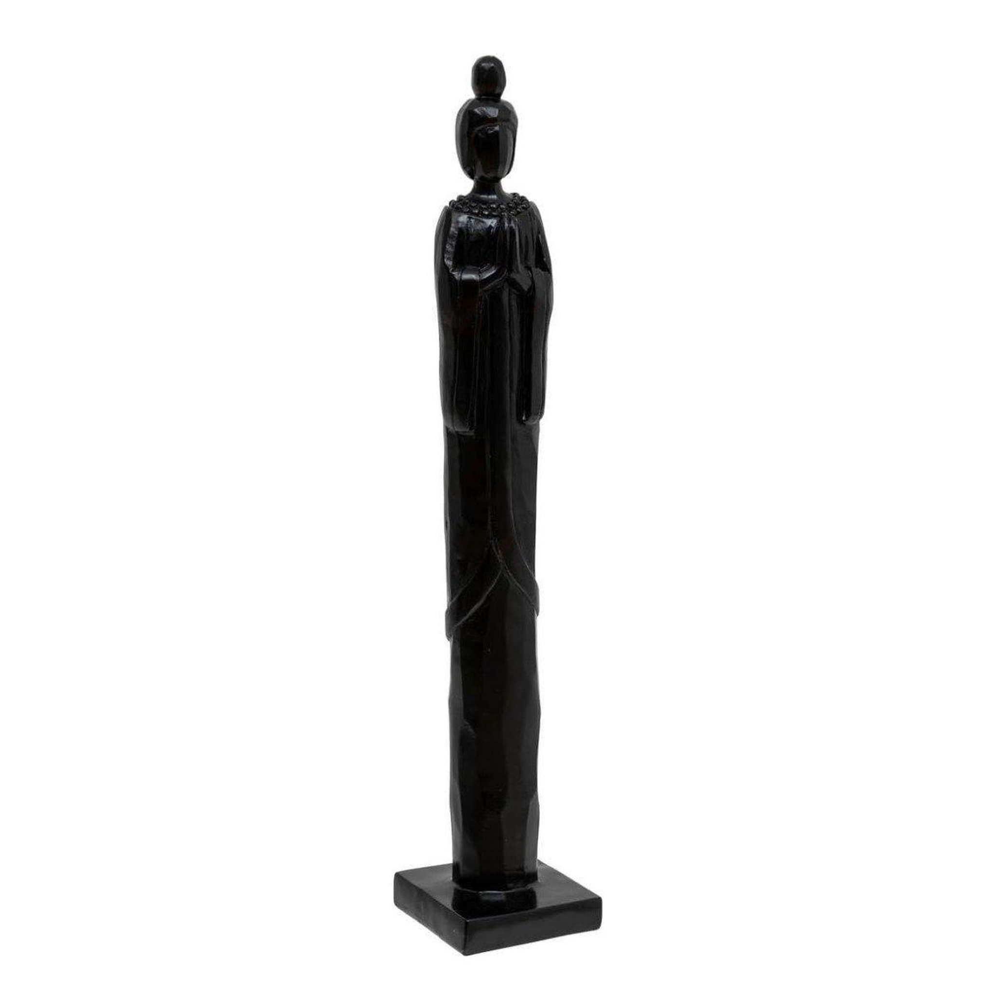 Voir la diapositive 1 : ATMOSPHERA Statue déco femme  hailey  58cm noir