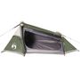 Voir la diapositive 4 : VIDAXL Tente de camping tunnel 2 personnes vert impermeable