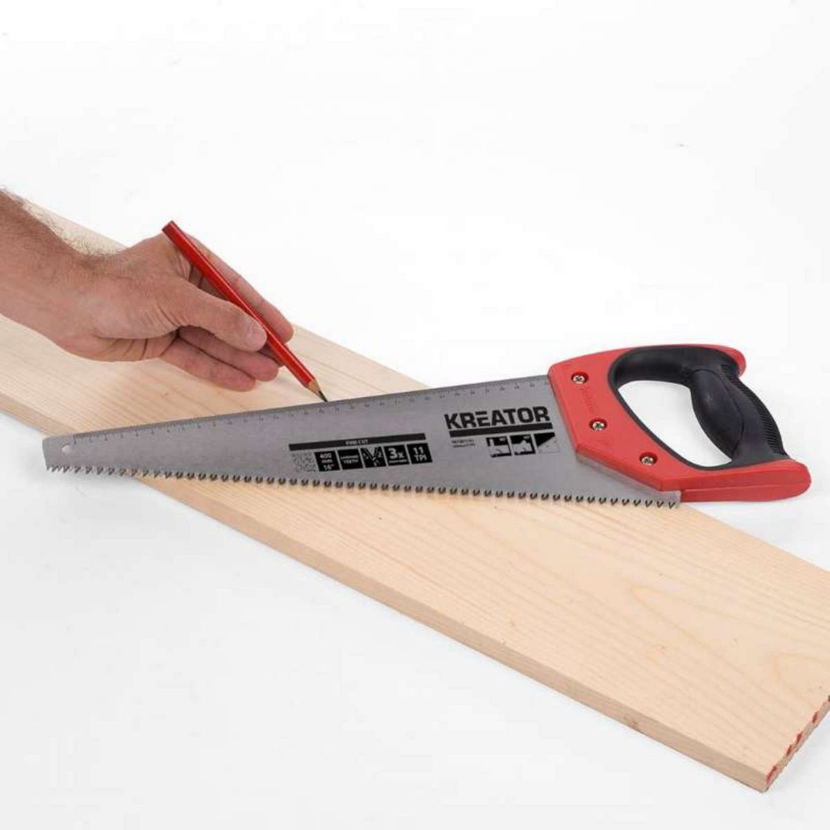  Scie à main 7 TPI Kreator 400mm