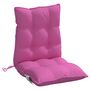 Voir la diapositive 5 : VIDAXL Coussins de chaise a dossier bas lot de 6 rose tissu oxford