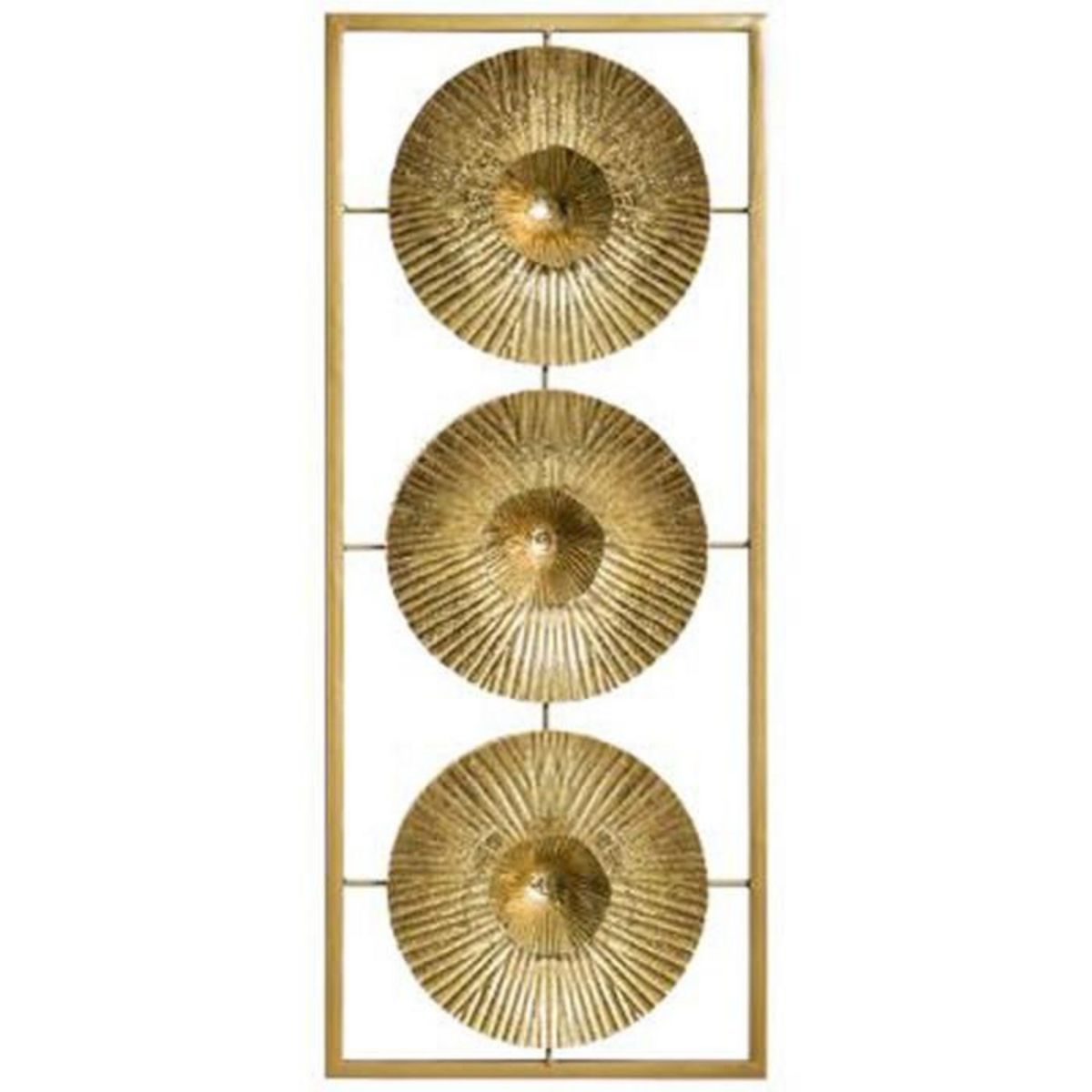 ATMOSPHERA Décoration Murale en Métal  Doré  61cm Or