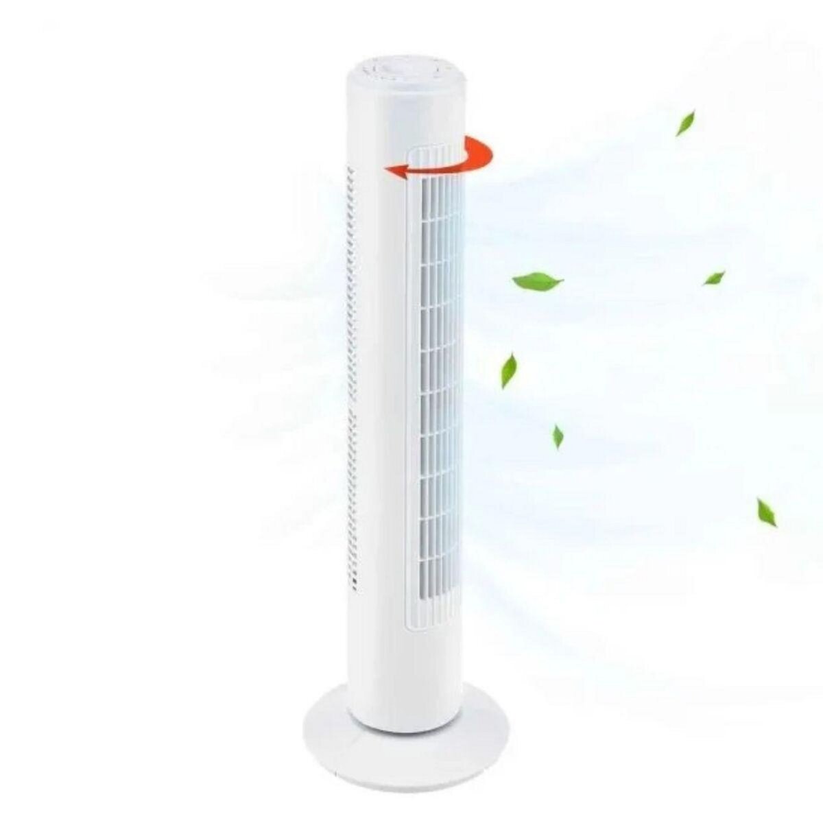 NIKLAS Ventilateur Colonne Silencieux 50W Air Frais - Ventilateur avec Minuterie 3 Vitesses 20 x 20 x 74 cm NIKLAS