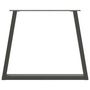 Voir la diapositive 5 : VIDAXL Pieds de table a manger forme de V 2 pcs 80x(72-73,3) cm acier