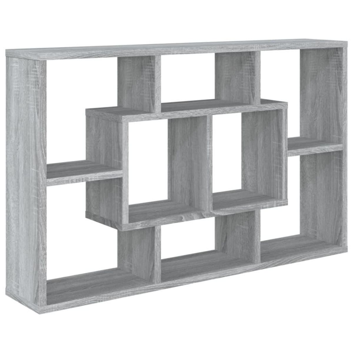 VIDAXL Etagere murale Sonoma gris 85x16x52,5 cm Bois d'ingenierie