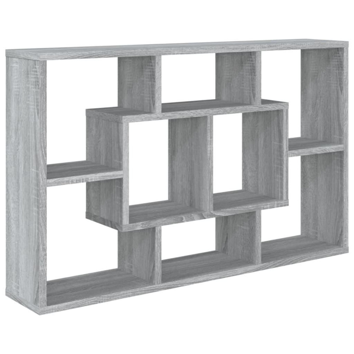 VIDAXL Etagere murale Sonoma gris 85x16x52,5 cm Bois d'ingenierie