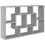 Voir la diapositive 2 : VIDAXL Etagere murale Sonoma gris 85x16x52,5 cm Bois d'ingenierie