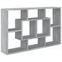 Voir la diapositive 2 : VIDAXL Etagere murale Sonoma gris 85x16x52,5 cm Bois d'ingenierie