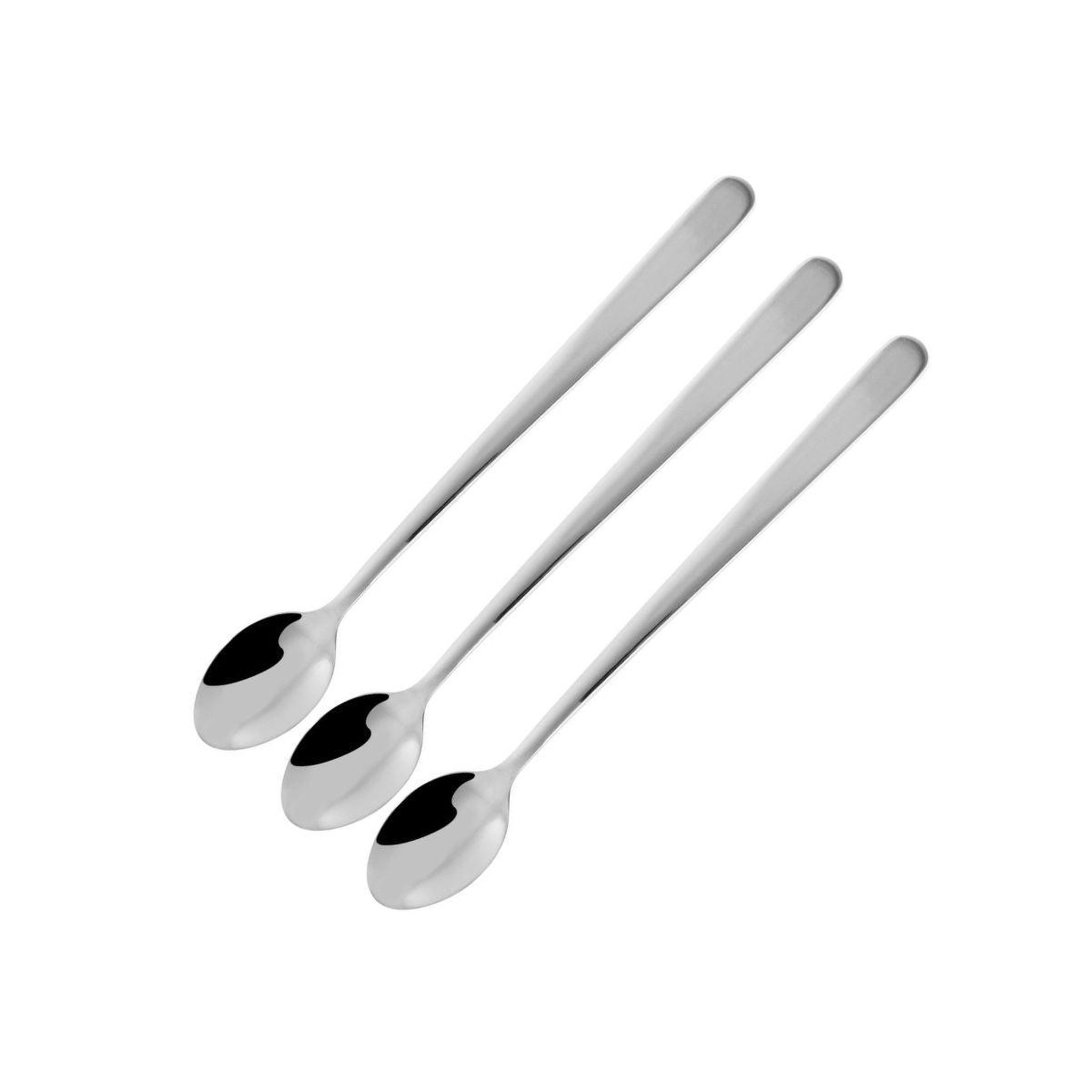 Fackelmann Lot de 3 cuillères à café long manche 20 cm fackelmann petit déjeuner
