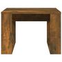 Voir la diapositive 5 : VIDAXL Table d'appoint Chene fume 50x50x35 cm Bois d'ingenierie