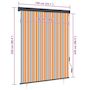 Voir la diapositive 6 : VIDAXL Store roulant d'exterieur 140x250 cm Jaune et bleu