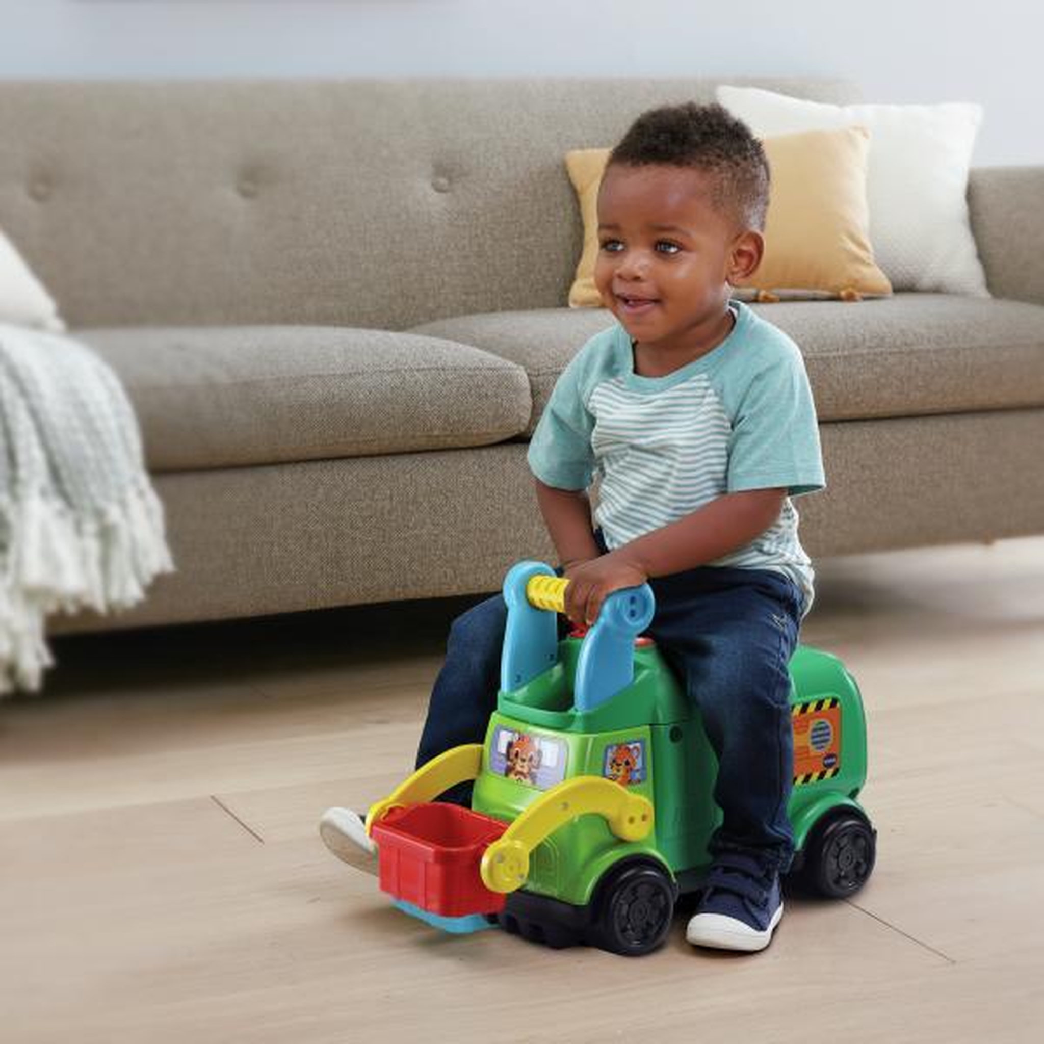 Voir la diapositive 5 : VTECH BABY VTECH BABY - Porteur Maxi Camion Poubelle Recyclo'Formes