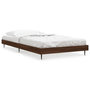 Voir la diapositive 1 : VIDAXL Cadre de lit sans matelas chene marron 90x190cm bois ingenierie