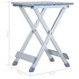 Voir la diapositive 6 : VIDAXL Tabouret de camping Aluminium 28x26x39 cm