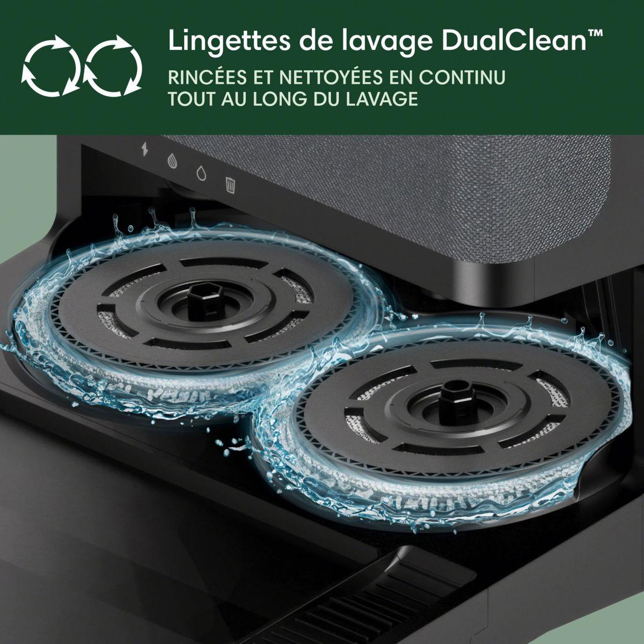 Voir la diapositive 3 : IROBOT Robot Aspirateur Laveur Roomba Plus 505 N185040