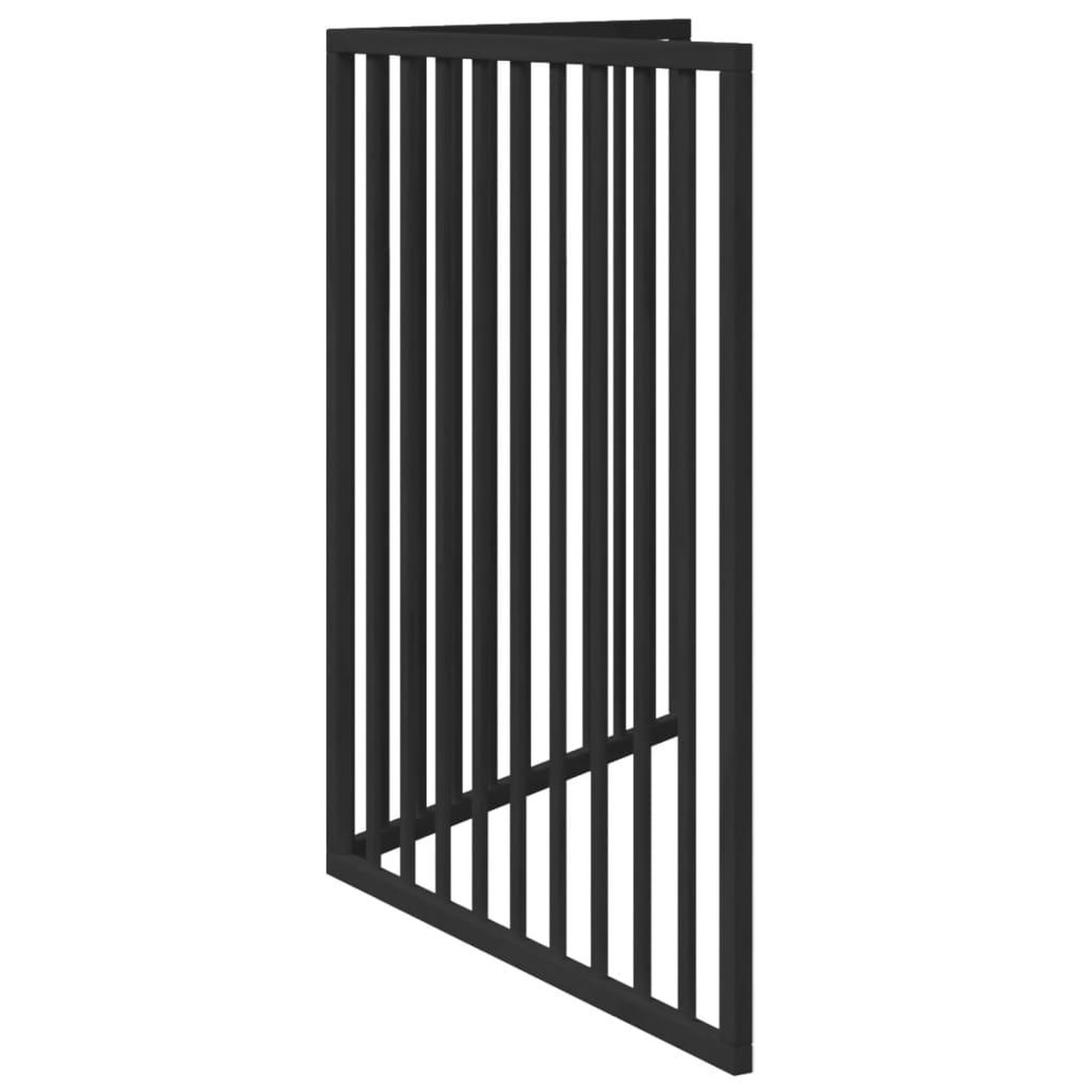 Voir la diapositive 5 : VIDAXL Barriere pour chien pliable 2 panneaux noir bois de peuplier