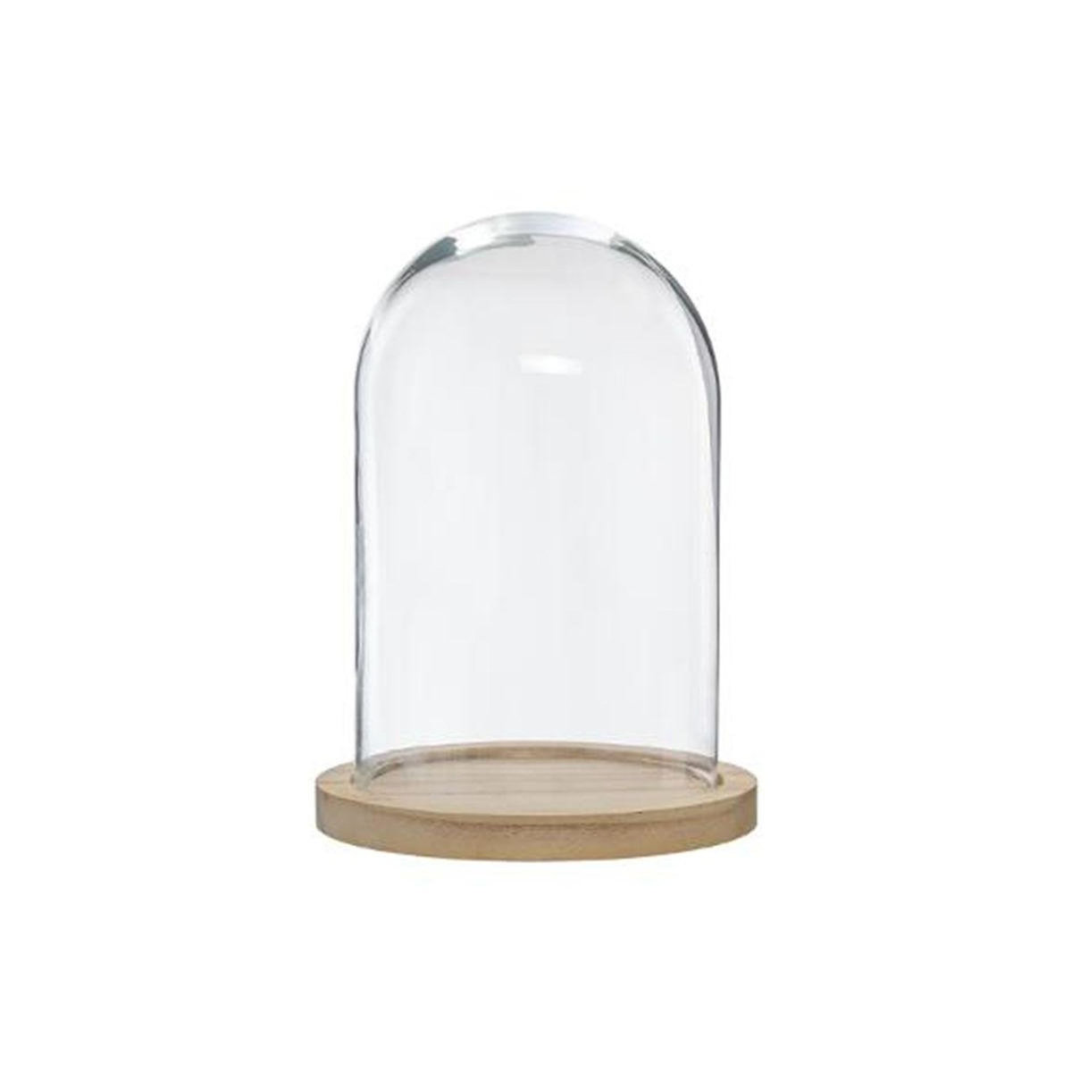 ATMOSPHERA Cloche Décorative en Verre  Shine  26cm Naturel
