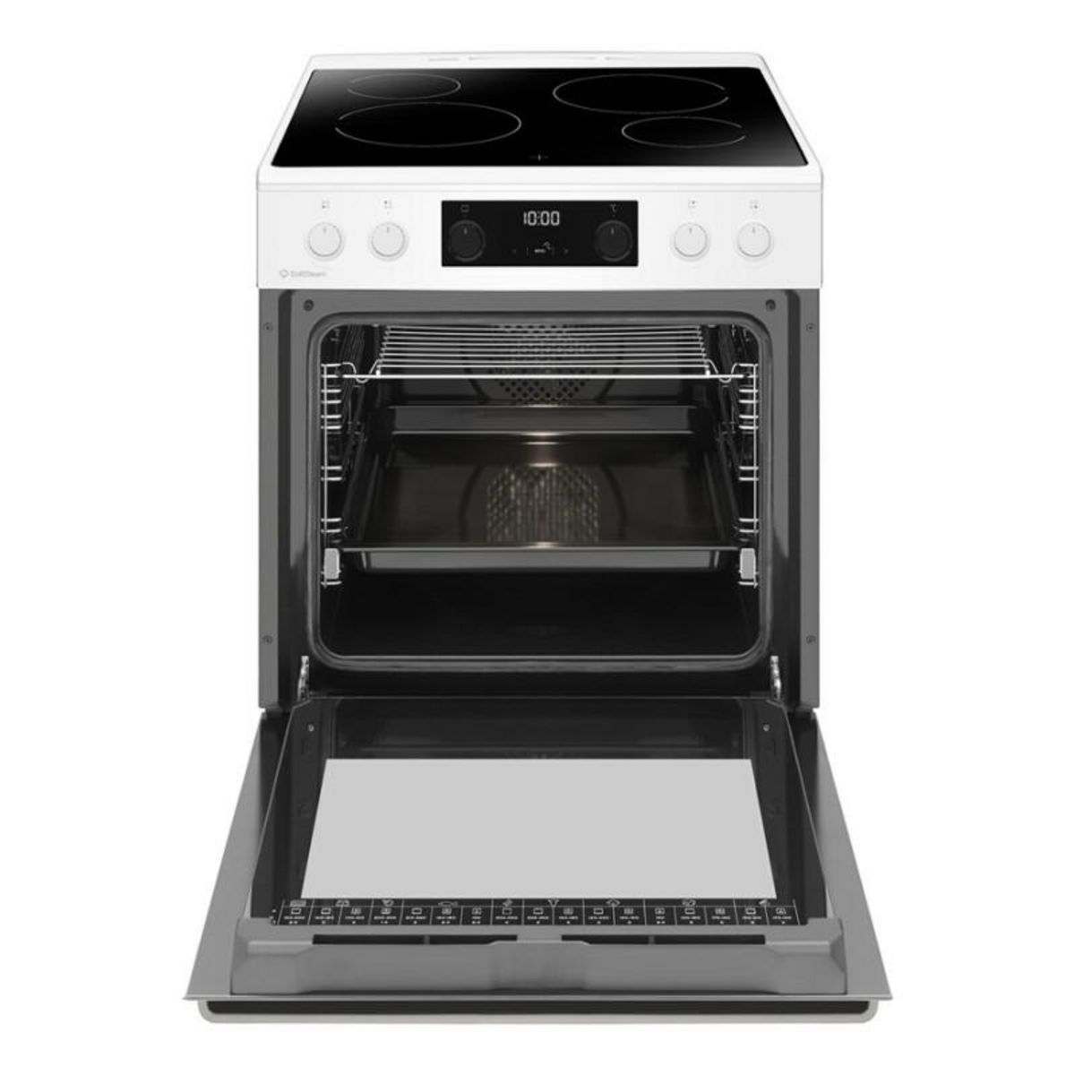 Amica Cuisinière vitrocéramique Amica ACV7005SRW