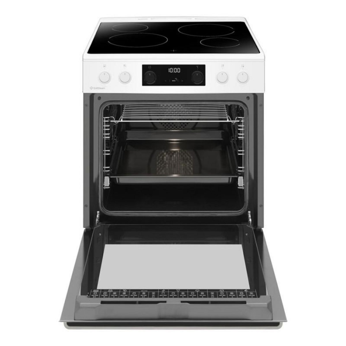 Amica Cuisinière vitrocéramique Amica ACV7005SRW