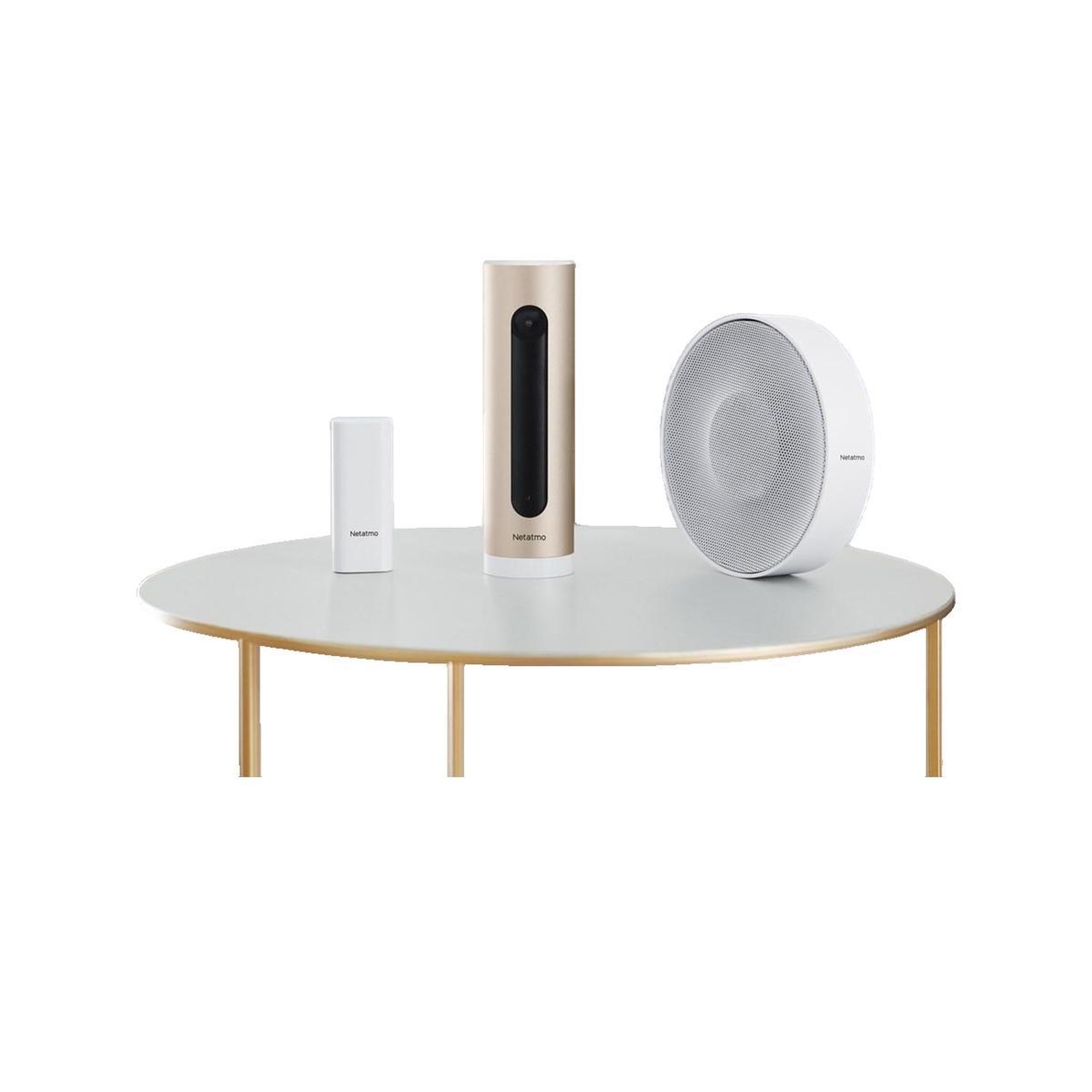 Voir la diapositive 3 : NETATMO Système de sécurité Netatmo NBU-ICSS-EU avec caméra intelligente et reconnaissance faciale
