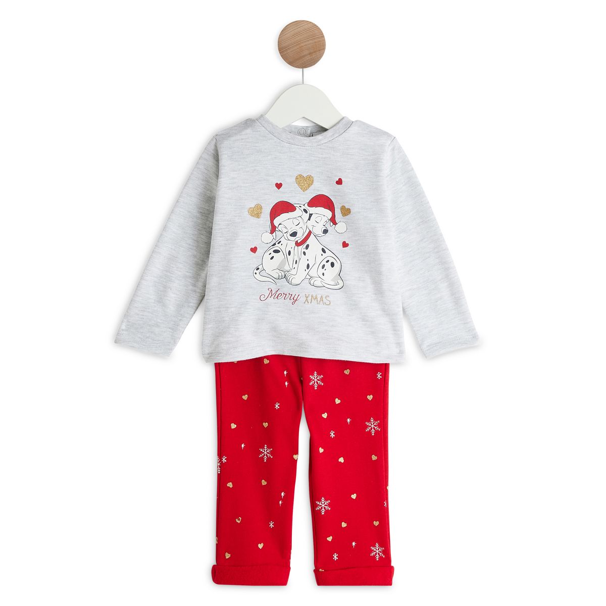 INEXTENSO Ensemble molleton de noël bébé fille