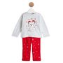 Voir la diapositive 1 : INEXTENSO Ensemble molleton de noël bébé fille
