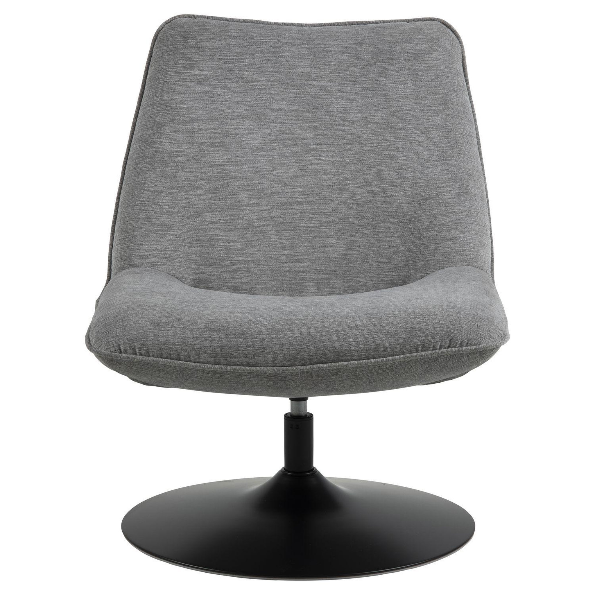 Voir la diapositive 4 : TOILINUX Fauteuil rembourré au style vintage - gris et noir