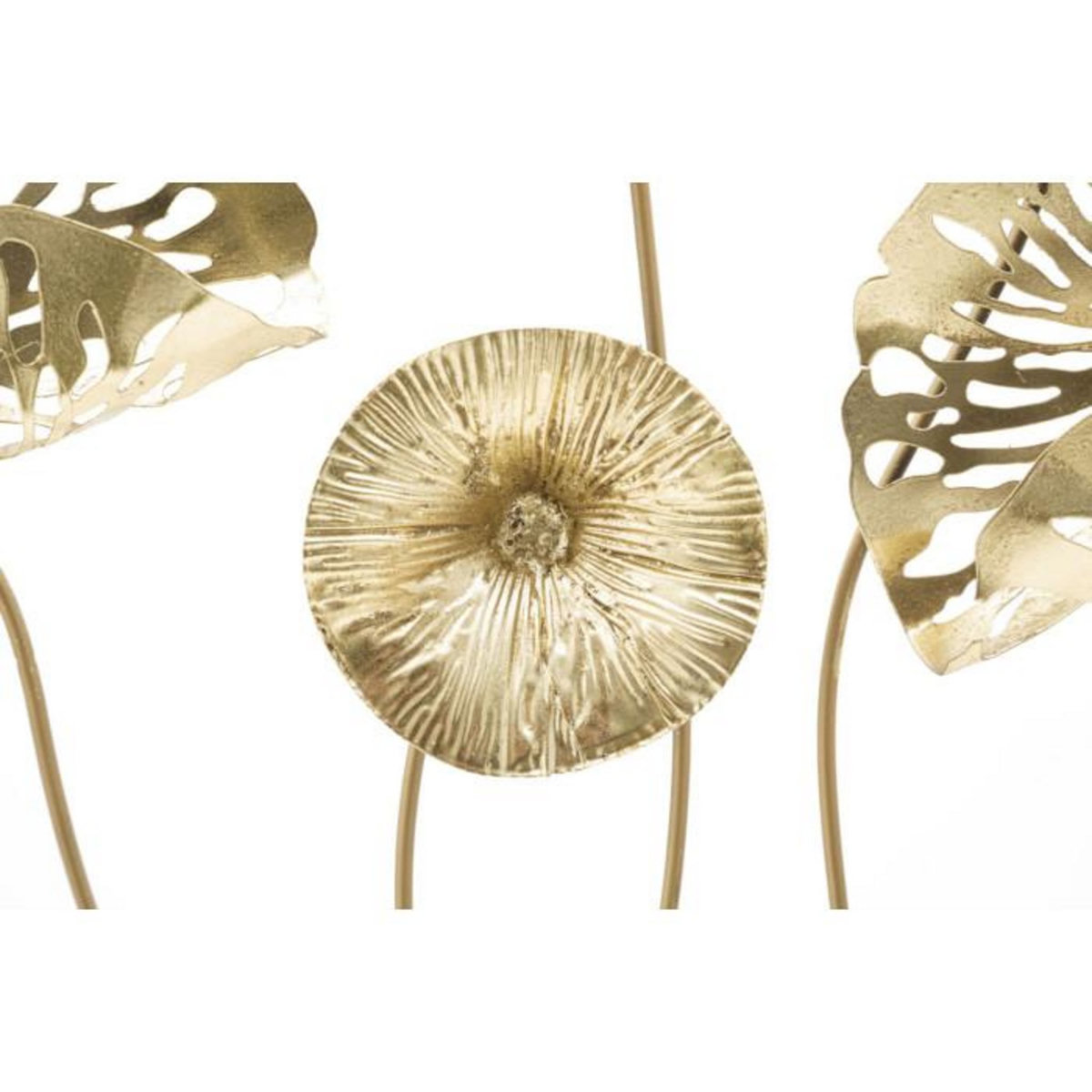 Paris Prix Décoration Murale Encadrée en Métal  Flowers  50cm Or