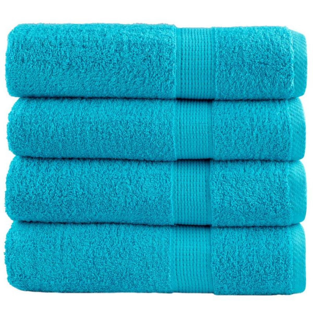 VIDAXL Serviettes de bain de qualité supérieure SOLUND 4 pcs 600g m²