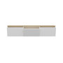 Voir la diapositive 1 : Habitat et Jardin Meuble TV en bois  Neon  - 160 x 32 x 35 cm - Chêne blanc