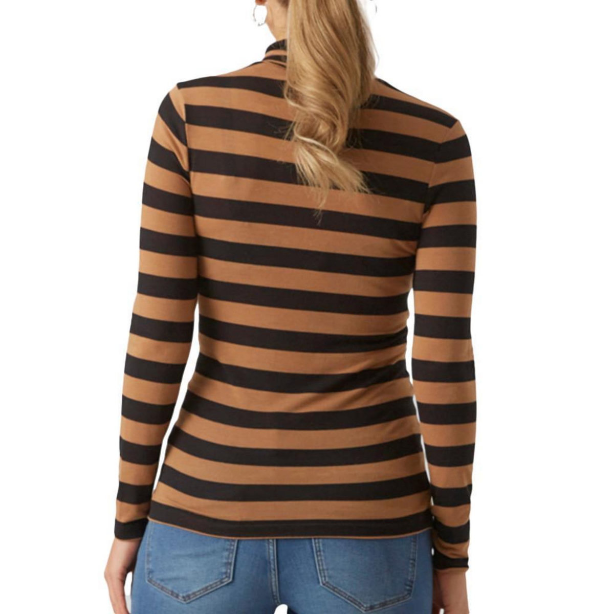 MAMALICIOUS T shirt Manches  ongues Orange/ Femme Mamalicious Nellie