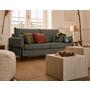 Voir la diapositive 3 : LISA DESIGN Ercolano - canapé 3 places convertible - couchage quotidien - matelas 11 cm - en velours