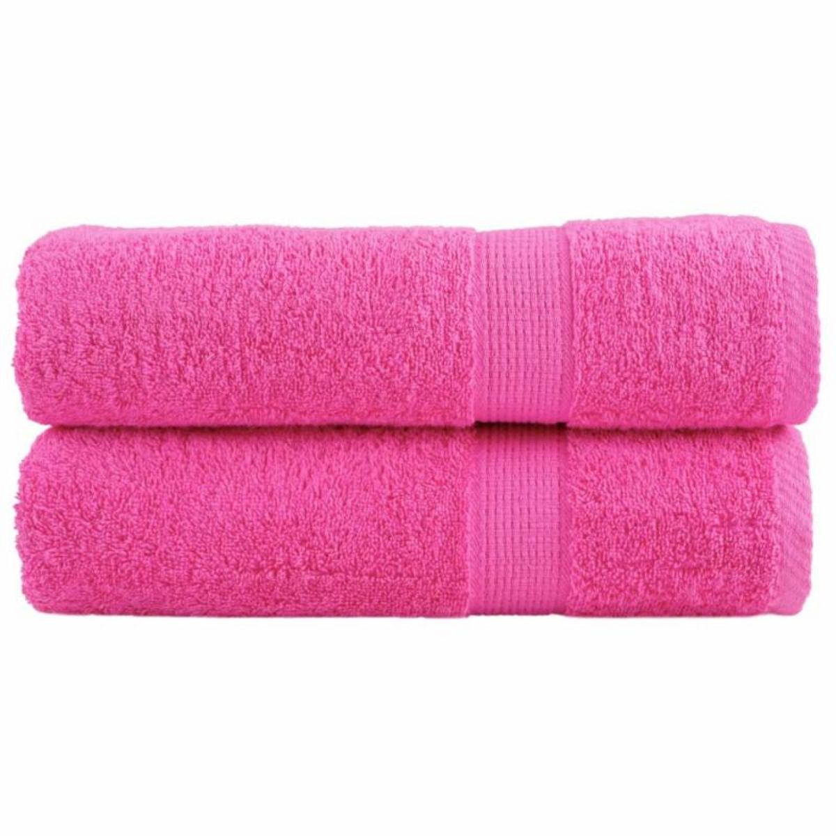 VIDAXL Essuie mains de qualité supérieure SOLUND 2 pcs rose 600 g m²
