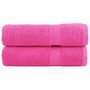 Voir la diapositive 1 : VIDAXL Essuie mains de qualité supérieure SOLUND 2 pcs rose 600 g m²