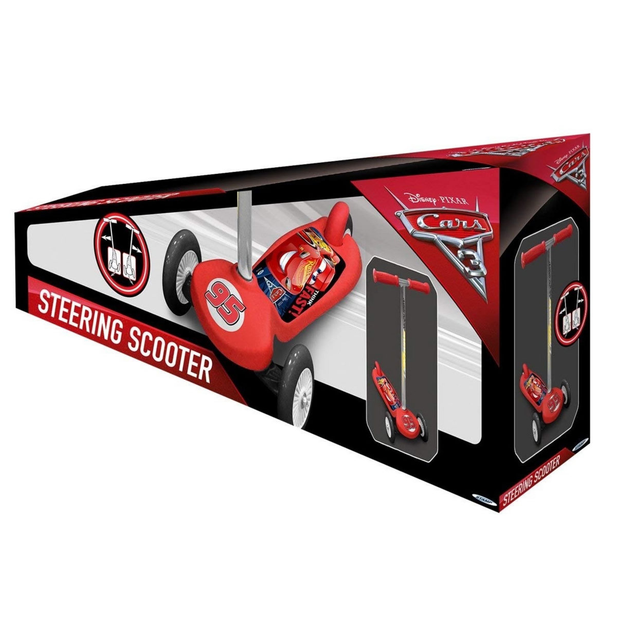 CARS Trottinette 3 roues "Steering" - Cars