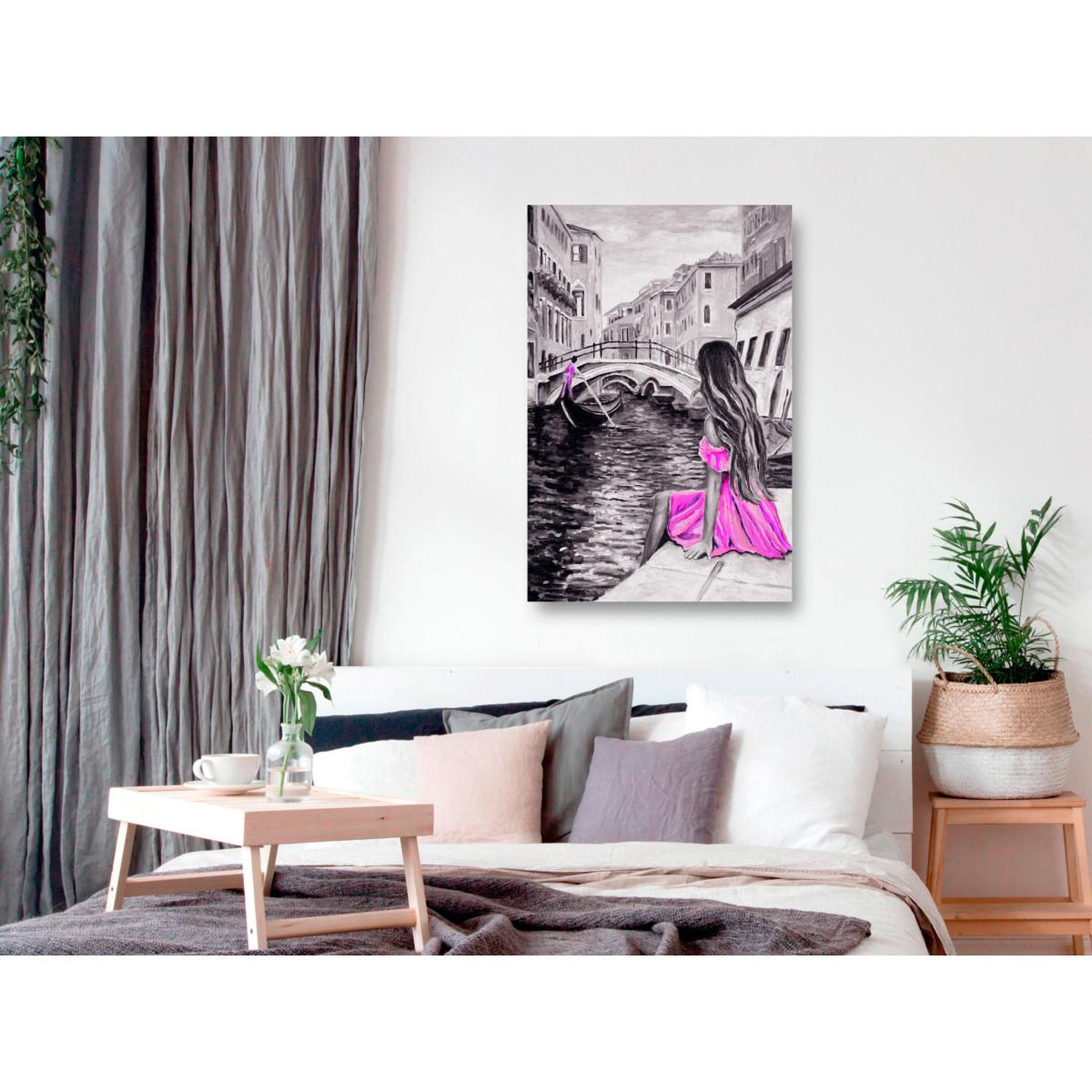 Voir la diapositive 2 : Paris Prix Tableau Imprimé  Far Dreams Pink