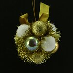 ATMOSPHERA Fleur de Noël - Blanc et or