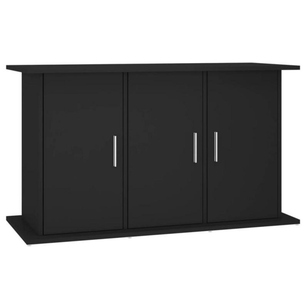VIDAXL Support pour aquarium noir 101x41x58 cm bois d ingénierie