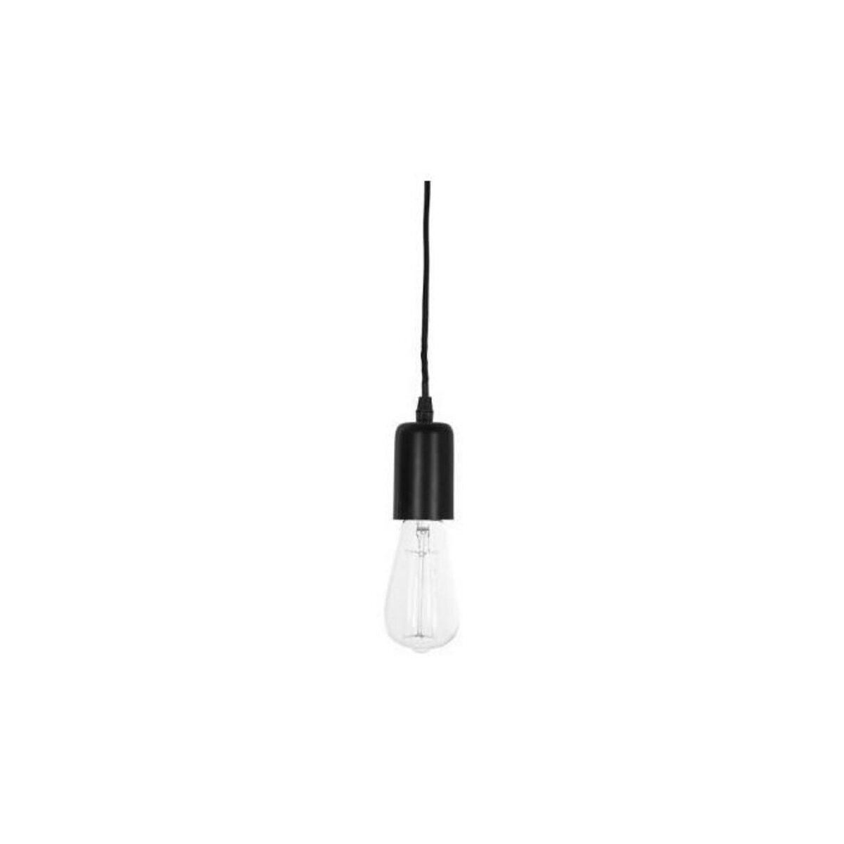 ATMOSPHERA Lampe Suspension Déco  Met  8cm Noir