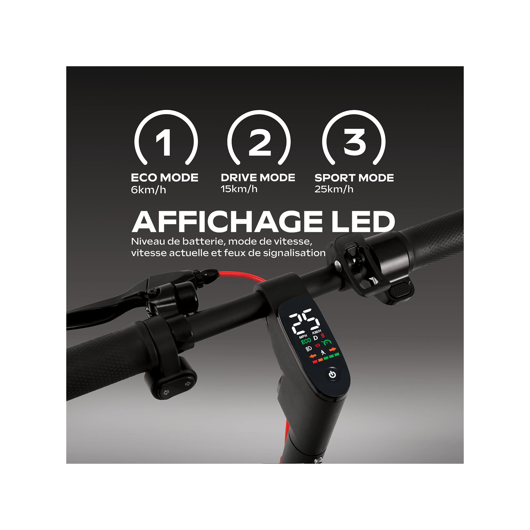 Voir la diapositive 4 : URBANGLIDE 100P14 â€  Poids 15Kg â€  Batterie 42V â€  Trottinette Ã‰lectrique Adulte UrbanGlide â€  Autonomie Jusqu'a 30 km â€  Pneu 10