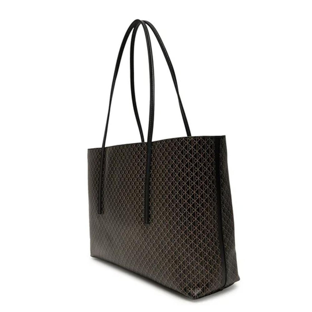 CALVIN KLEIN JEANS Sac Cabas Noir Femme Calvin Klein Jeans Emblem Aop Tote