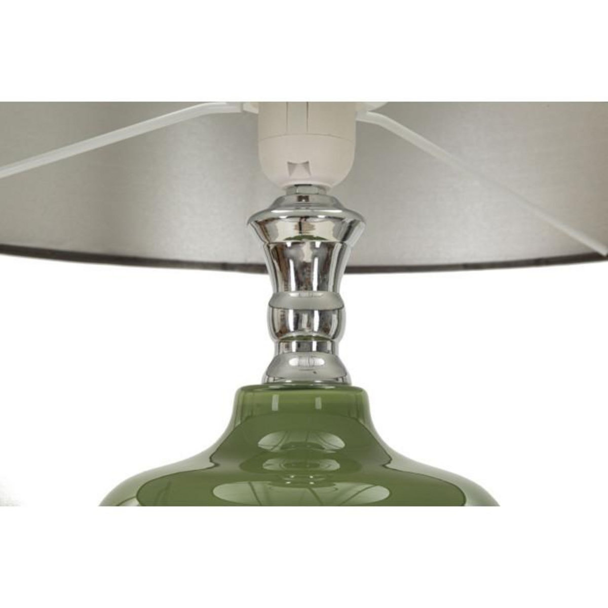 Paris Prix Lampadaire en Verre  Eva One  160cm Vert & Noir