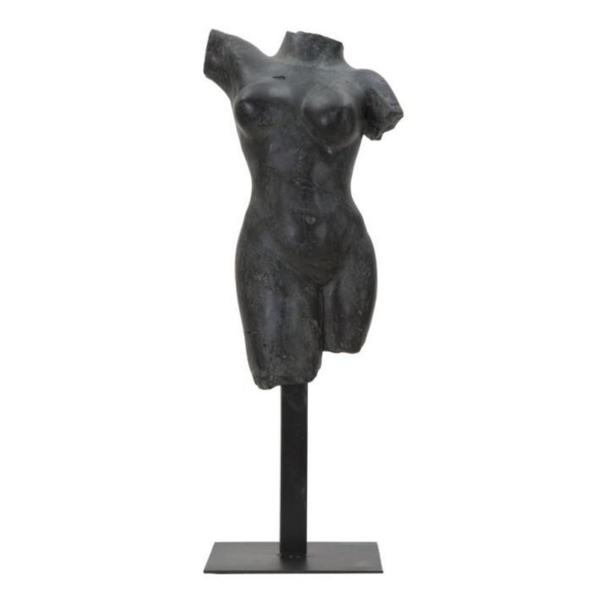 Paris Prix Statue Buste Féminin  Musée  50cm Noir