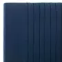 VIDAXL Cadre de lit Bleu Tissu 120 x 200 cm