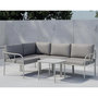 Voir la diapositive 4 : Paris Prix Salon de Jardin d'Angle  Hydra  196cm Greige