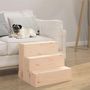Voir la diapositive 3 : VIDAXL Escalier pour animaux de compagnie 40x37,5x35 cm Bois de pin