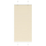 VIDAXL Store plisse creme 65x150 cm largeur du tissu 64,4 cm polyester
