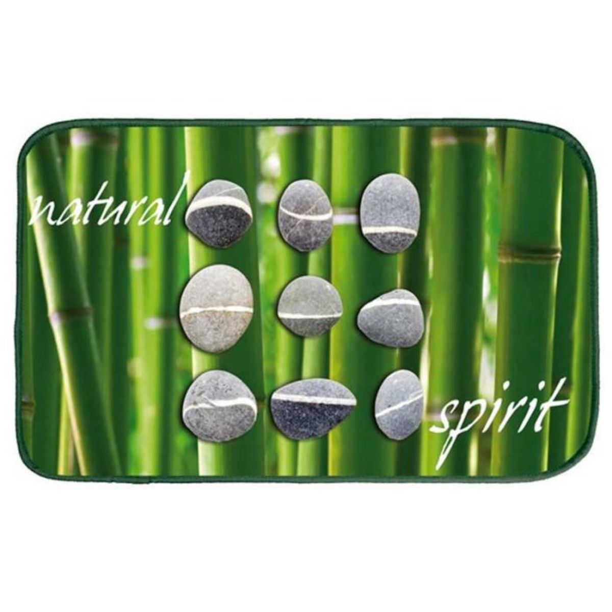 Paris Prix Tapis Velours  Natural  45x75cm Vert