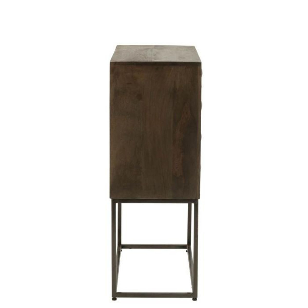 Paris Prix Commode 2 Portes sur Pied  Pino  122cm Marron
