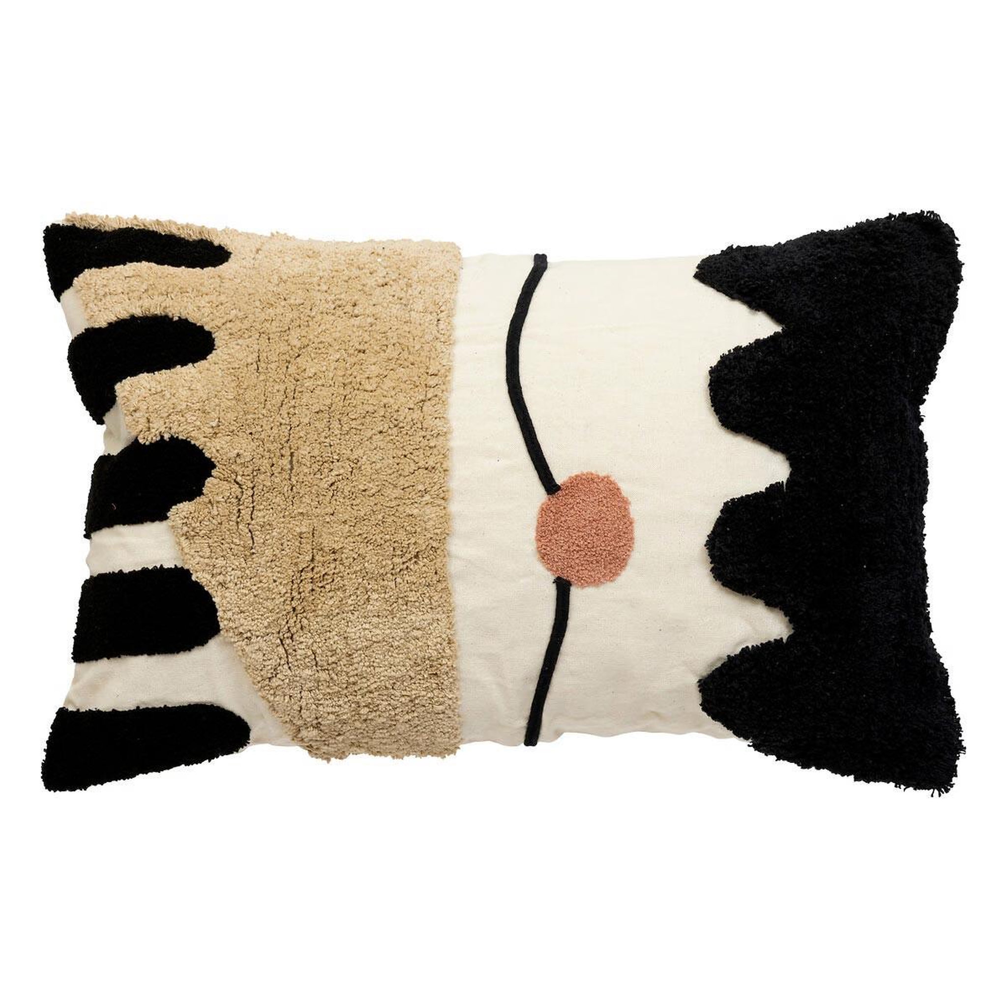 Voir la diapositive 1 : ATMOSPHERA Coussin Déco Tufté  Wavy Bliss  38x58cm Multicolore